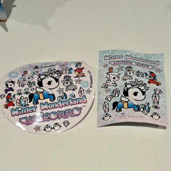 Winter Wonderland unicorno series TokiDoki Set of 2 Snow princess and ice queen - Picture 3 of 3